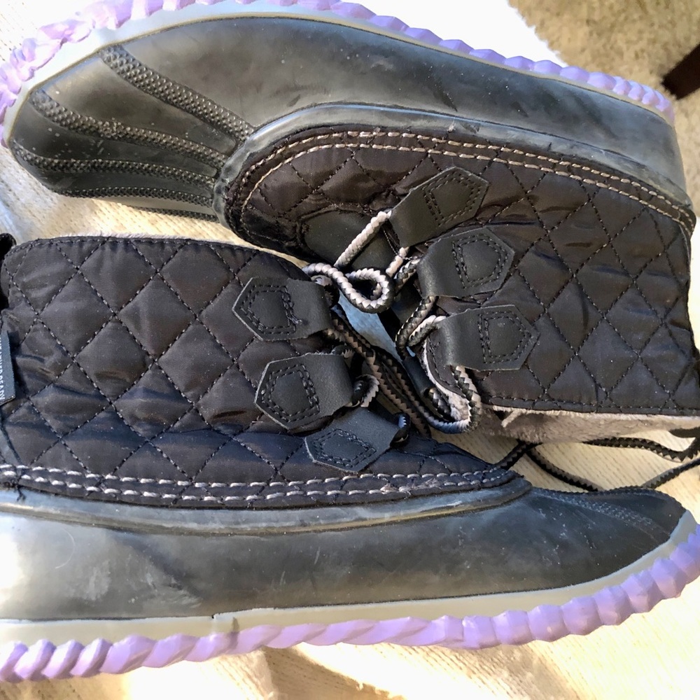 JBU by Jambu - Women's Nala Weather-Ready Rain Boot 8.5M with purple bottom
